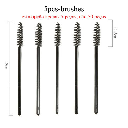 5/50Pcs Luxury Makeup Brushes Sets Foundation Powder Blush Eyeshadow Concealer Lip Eye Brush Cosmetics Maquiagem Beauty Tools